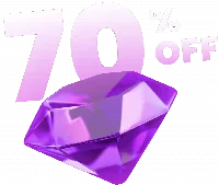 70% off badge